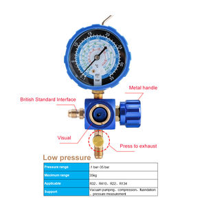 Манометр низкого давления используется для повышения давления фреона в кондиционировании воздуха - Product Image 2