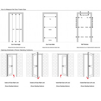 Porte battante intérieure personnalisée en titane et aluminium alvéolé, porte haute entièrement en aluminium avec transom supérieur, porte de chambre entièrement en aluminium