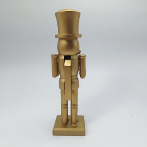 Nouvel ensemble de décoration de Noël <span class=keywords><strong>doré</strong></span> avec figurine en hickory du <span class=keywords><strong>casse</strong></span>-<span class=keywords><strong>noisette</strong></span> - Product Image 6