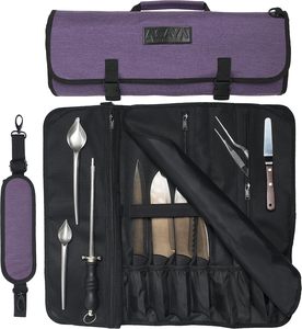 Échantillon gratuit Sac de rangement pour couteaux de cuisine Sac organisateur enroulable imperméable Voyage Portable Sac à couteaux de chef Sacs à usage spécial - Product Image 1