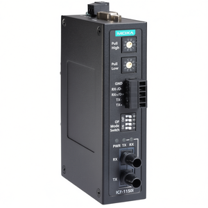 Convertidor de Fibra Óptica Moxa ICF-1150I, Conector ST, Equipo Óptico Industrial Ethernet - Product Image 2