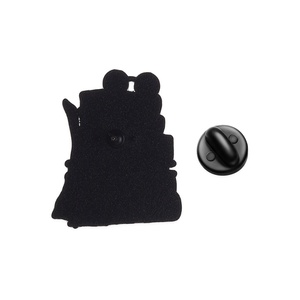 Pin de solapa de metal esmaltado personalizado con diseño de <span class=keywords><strong>libro</strong></span> mágico, búho y escoba de mago, para lectores obsesionados con la lectura, regalo de joyería creativo - Product Image 5