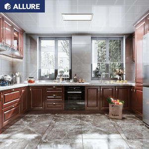 Allure casa moderna di lusso modulare curvo pronto <span class=keywords><strong>design</strong></span> da cucina compatti di lusso moderno - Product Image 1