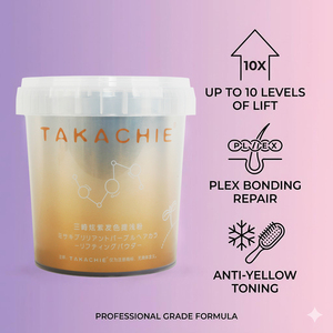 Décolorant pour cheveux, <span class=keywords><strong>poudre</strong></span> décolorante professionnelle pour salon, haute performance, jusqu'à 9 niveaux de décoloration pour les mèches et l'éclaircissement des cheveux - Product Image 1