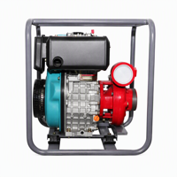 Pompe à eau portable agricole OEM VISION DHP80 3 pouces en fonte, centrifuge, diesel, haute pression, haut débit, pour l'irrigation