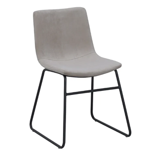 Chaise de salle à manger à prix direct d'usine en gros Pp à l'intérieur avec éponge <span class=keywords><strong>et</strong></span> tube en métal enduit de poudre de tissu - Product Image 5