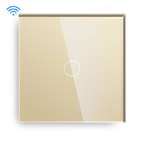 Smart Life Home 1000W 10A/gang Touch LED Interrupteur Mural Télécommande pour Tuya Smart Wifi Zigbee Automation Systems IP66 Glass 240