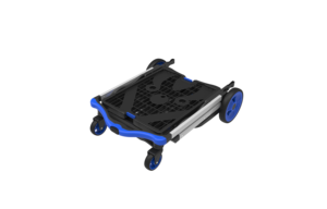 Carrito Plegable de Doble Capa de Grado Comercial, Material PP, Estructura de Cuatro Ruedas, Plataforma, Cestas Extraíbles, Ruedas, Se Acepta OEM/ODM - Product Image 4