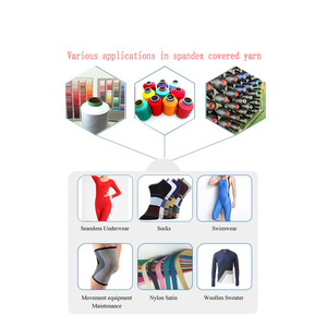 Usine Vente Crochet <span class=keywords><strong>Chaussette</strong></span> Sangle Fil Boucle Fil Teint En Mousseline De Soie Fil Spandex pour Tricoter et Tisser - Product Image 2