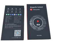 Dispositif de traduction de langue AI 138 langues OLED 5.0 "écran GPS Navigation en ligne/hors ligne Communication en temps réel Cross APP