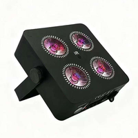4 projecteurs PAR LED plats sans fil DMX IR4 Mini 4x18W RGBWA UV, alimentés par batterie, pour mariage, fête, éclairage de scène LED