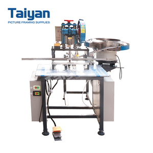 Presse automatique à dents de scie pour la fabrication de crochets de cadres <span class=keywords><strong>photo</strong></span> et d'accessoires pour cadres d'art – Équipement de menuiserie - Product Image 2