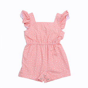 Bebé <span class=keywords><strong>niñas</strong></span> corto bebé Casual prendas de verano lindo aleteo manga nuevo bebé <span class=keywords><strong>ropa</strong></span> de punto Pantalones - Product Image 2