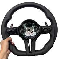 Setir Mobil Kulit Kustom untuk BMW F80 F10 F15 M4 M5 M6 X3 X4 E70 E90 M3 F30 F32 Suku Cadang Interior Mobil