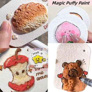 Ma Thuật Puffy Sơn Kit 3D Bọt Kết Cấu Vẽ Vải Tự Làm Bong Bóng Bút Nghệ Thuật Thủ Công Nguồn Cung Cấp Cho Trẻ Em Bóp Đồ Chơi - Product Image 4