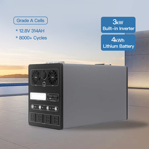 Centrale Électrique Portable au Lithium 4KWH 3000W, Meilleur Système d'Énergie Solaire avec Ondes Sinusoïdales Pures et Batteries Externes - Product Image 3
