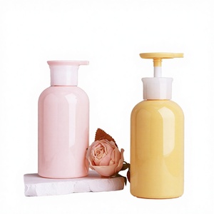Customizable 300ml Macaron Color PET Plastic <b>Dispensing</b> Bottle with Pump Sprayer for Children's Shower Gel <b>Shampoo</b> Logo Printing - Product Image 2