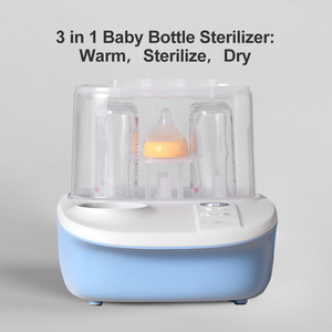 เครื่องอุ่นน้ำนมอเนกประสงค์แบบ3 in 1สำหรับเด็ก<span class=keywords><strong>ทารก</strong></span>เครื่องอบไอน้ำไฟฟ้าแบบรวดเร็วเครื่องอบ<span class=keywords><strong>แห้ง</strong></span> - Product Image 3