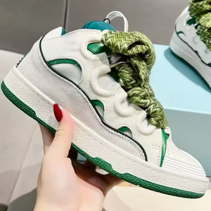 Zapatillas de lujo de moda 2026 para hombre y mujer, con cordones, que aumentan la altura, informales, para correr y caminar, de marcas de diseñador, estilo chunky. - Product Image 3
