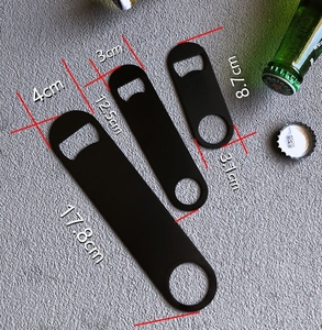 Ouvre-bouteille plat en métal rapide, style populaire, avec poignée, logo personnalisé imprimé, en acier inoxydable, pour cadeau - Product Image 4