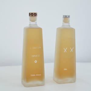 Bottiglia Quadrata in Cristallo per Whisky, Vodka, Tequila da 300ml, 500ml, 750ml con <span class=keywords><strong>Logo</strong></span> e Coperchio - Product Image 6