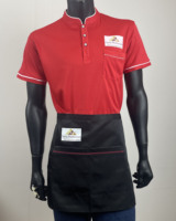 Polo uniforme pour le personnel, les employés, les serveurs, vêtements de travail, t-shirt, uniforme de travail, broderie de logo, restaurant, bar, polo