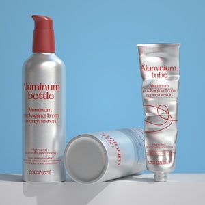 Tube cosmétique en aluminium personnalisé en usine, tube métallique pliable pour lotion, tubes de dentifrice et de lotion recyclables - Product Image 6