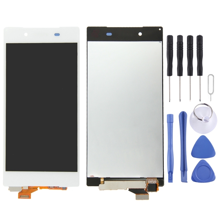 Display LCD Completo Con Touch Per Sony Xperia Z5 (E6603, E6633, E6653) - Bianco