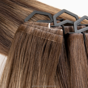 2026 Extensions de cheveux européennes à bandes adhésives invisibles, cheveux vierges doublement tirés pour salon, faciles à retirer - Product Image 4