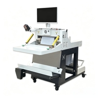 Machine d'emballage automatique de colis en acier inoxydable 14KW CE, machine d'emballage et d'étiquetage de colis express pour le commerce électronique