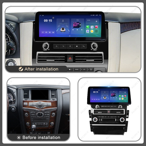 Màn hình <span class=keywords><strong>Android</strong></span> Video <span class=keywords><strong>Audio</strong></span> Fascia cho xe NISSAN Patrol Y62/Armada/Infiniti QX56 QX80 2010-2022, đầu MP5, màn hình Stereo, CD, tích hợp Carplay - Product Image 4