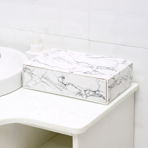 Organizador <span class=keywords><strong>de</strong></span> maquillaje <span class=keywords><strong>de</strong></span> mármol <span class=keywords><strong>de</strong></span> gran capacidad, cajón <span class=keywords><strong>de</strong></span> almacenamiento rectangular a prueba <span class=keywords><strong>de</strong></span> polvo para joyería, organizador <span class=keywords><strong>de</strong></span> escritorio <span class=keywords><strong>de</strong></span> <span class=keywords><strong>plástico</strong></span> apilable - Product Image 1