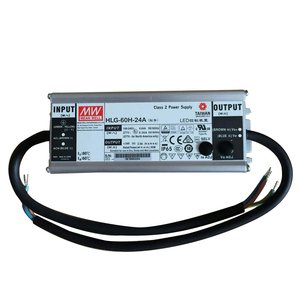 HLG-60H-24 impermeable controlador <span class=keywords><strong>de</strong></span> led <span class=keywords><strong>de</strong></span> potencia <span class=keywords><strong>de</strong></span> CA a CC fuente <span class=keywords><strong>de</strong></span> alimentación 24v 2.5A smps <span class=keywords><strong>variable</strong></span> <span class=keywords><strong>de</strong></span> suministros - Product Image 1
