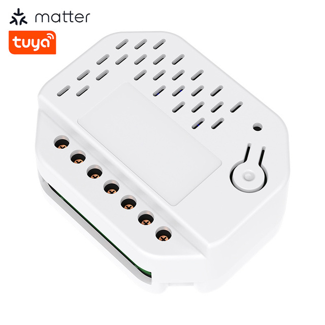 LEDEAST NAS-SW01WM Tuya Wifi Smart Matter Switch DIY MINI 5A Relay Module Adapter Work with Google Assistant Smart Life