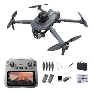 Dron con Cámara HD, Transmisión de 100m, Evitación de Obstáculos, Fotografía Aérea, Quadcopter con Motor sin Escobillas, Control Remoto - Product Image 1