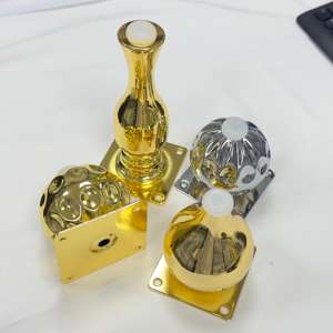 Groothandel Meubels Sofa Bed Accessories Poten Nieuwe Stijl Gouden Meubelkast Poten Smeedijzeren Gouden Bank Metalen Poten - Product Image 2