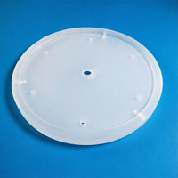 Plaques de quartz de qualité semi-conductrice personnalisées, plaques de verre de quartz en silice fondue, forme circulaire professionnelle, soudables