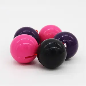 Custom kleurrijke Zachte holle Siliconen Rubber Bal met gat