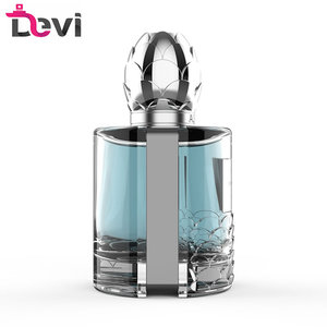Flacons de parfum en verre Devi, nouveau design, 100 ml, luxe, vides, ronds, avec pulvérisateur à chaud, flacon pulvérisateur - Product Image 5