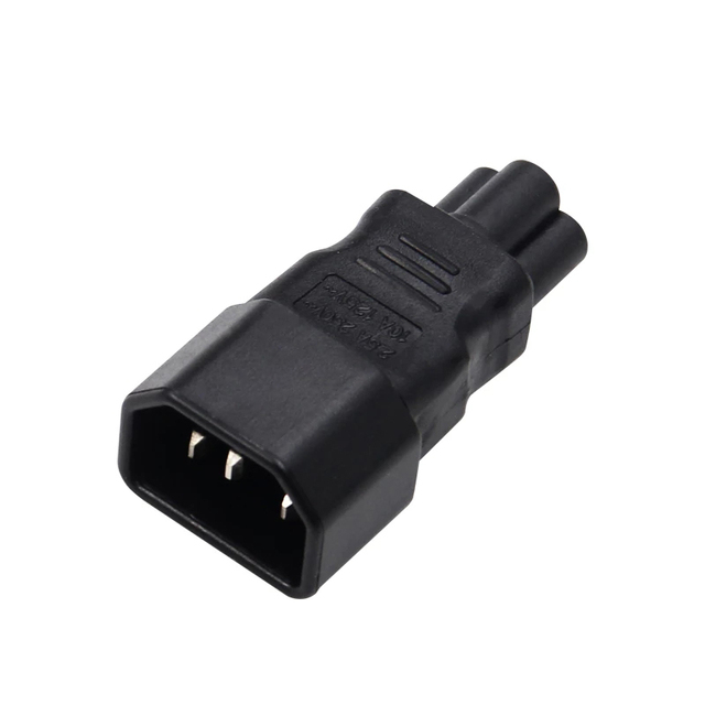Universal Power Adapter IEC 320 C14 to C5 Adapter Converter C5 to C14 AC Power Plug Socket 3 Pin IEC320 C14 Connector