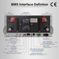 GCE 192S 400A 614.4V BMS Tegangan Tinggi BMS Tegangan Tinggi Cerdas 614.4V BMS dengan Modular CAN Bus untuk Sistem Daya UPS