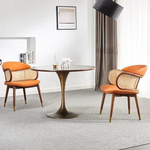Silla de Estudio Multifuncional de Madera Maciza Estilo del Sudeste Asiático con Respaldo para Sala de Estar, Hotel y Restaurante - Product Image 1