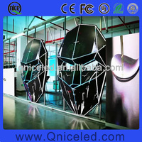 Suministro directo de fábrica Cool Show DJ Disco Halloween LED Video Wall Screen Indoor Video Board Mask Display Face Shape LED Display