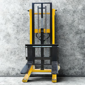 Hand operated <b>pallet</b> stacker hydraulic lifting machine for warehouse and industrial use - Product Image 2