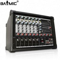 Mixeur audio karaoké 500W pour spectacle en direct, amplificateur professionnel 6 canaux, mixeur de puissance audio