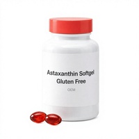 Capsules d'astaxanthine OEM ODM, 60 gélules, étiquette privée, complément alimentaire