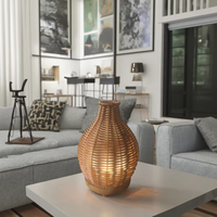 Mini ménage ultrasons lumière chaude humidificateur d'air brume fraîche parfum arôme diffuseur d'huile essentielle