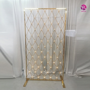Party Decoration Furniture Stainless Steel <strong>Candle</strong> Wall Backdrop for <strong>Mehndi</strong> Indian Wedding - Product Image 5
