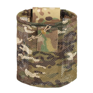 Sac de rangement tactique pliable en maille pour extérieur, avec cordon de serrage réglable, sac en maille pour bouteille d'eau et sac de recyclage portable - Product Image 6