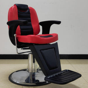 Chaise de barbier classique, économique, à base métallique réversible, couleur personnalisable, pour salon de coiffure - Product Image 3